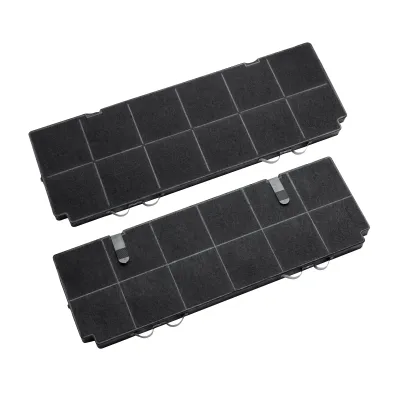 AEG Aktivkohlefilter MCFB82ST OdourClean | Kohlefilter für Dunstabzugshaube | 142x424x18 mm | Geruchsfilter | schwarz