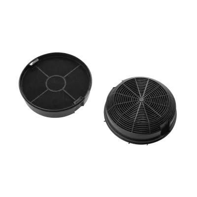 AEG Electrolux Aktivkohlefilter MCFE12 9029800571 | Kohlefilter rund 153mm | 2 Stück | für Dunstabzugshaube | schwarz