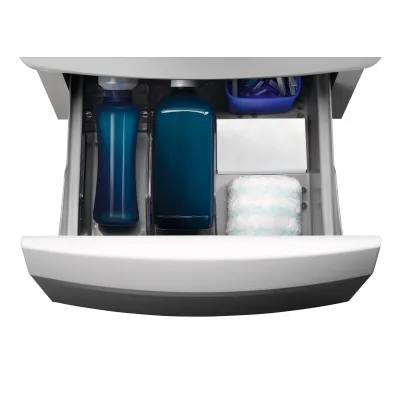 AEG Unterbausockel N1WYHPE1 9029803765 | für Waschmaschinen & Trockner Serie 7000-9000 | mit Schublade | weiß | 66 cm