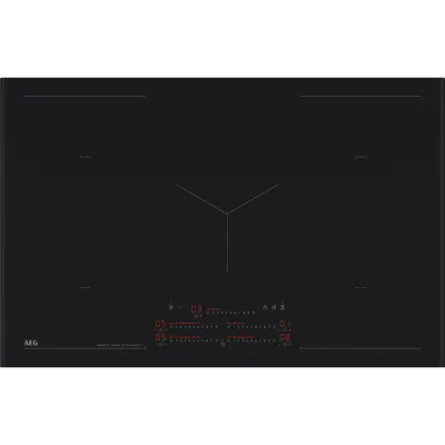 AEG Induktionskochfeld NIK85M00AZ | 80 cm | 5 Kochzonen | Hob2Hood | SliderTouch | PowerBoost | Matt Black