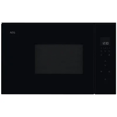 AEG Einbau-Mikrowelle NMB6S171SB | 60cm | 17L | Touch-Bedienung | SteamSet Dampfgaren | 800W | Schwarz
