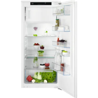 AEG Einbaukühlschrank OSF5O121DF | 122,5 cm Nische | 181 L | 4-Sterne-Gefrierfach | Festtür | EEK D | LED | Weiß
