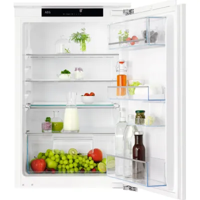 AEG Einbaukühlschrank OSK50881DF | 137 L | 88 cm Nische | Festtür | Energieeffizienz D | TouchControl | LED | Weiß