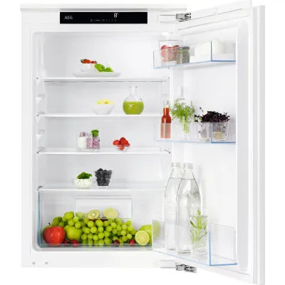 AEG Einbaukühlschrank OSK5O88EF | 137 L | 88 cm Nische | Festtür | Energieklasse E | LED | TouchControl | Weiß