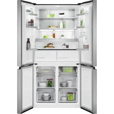 AEG French Door Kühl-Gefrierkombination RMB952D6VU | 522L | NoFrost | MultiSwitch+ | Edelstahl-Look | 190cm | Klasse D