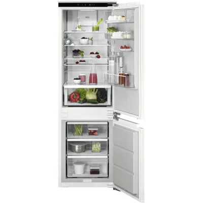 AEG Einbau Kühl-Gefrierkombination TSC7M183EC | 245L | NoFrost | TwinTech | GreenZone | 178 cm Nische | EEK E | weiß