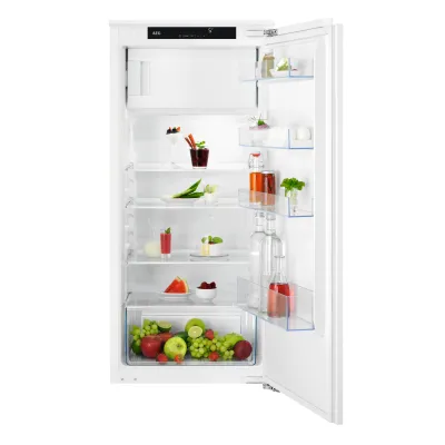 AEG Einbaukühlschrank TSF5O12EF | 4-Sterne-Gefrierfach | OptiSpace | TouchControl | LED | 122,5 cm | 181 l | Weiß