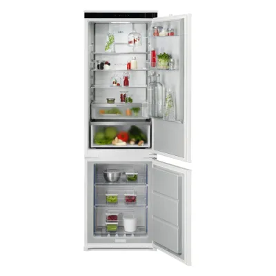 AEG Einbau Kühl-Gefrierkombination OSC7C181DS | 178 cm | 249 L | NoFrost | TwinTech | Schlepptür | LED | weiß