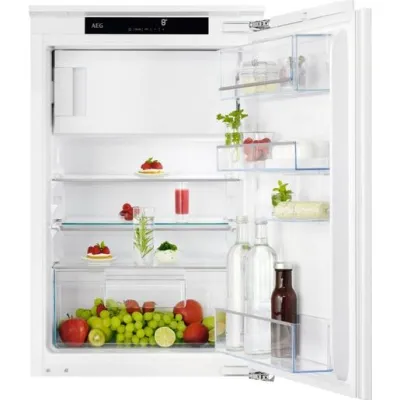 AEG Einbaukühlschrank OSF5O882DF | 88 cm | 118 L | 4-Sterne-Gefrierfach | Festtür | EEK D | LED | TouchControl | Weiß