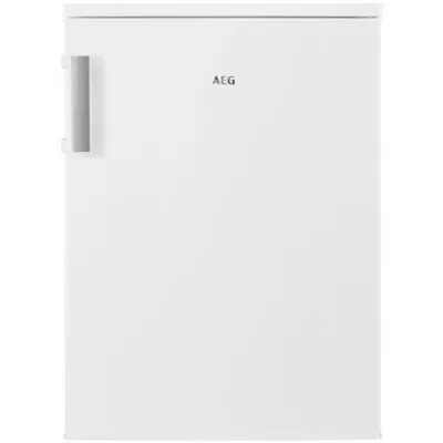 AEG Tisch-Kühlschrank RTB415E2AW | 146 Liter | OptiSpace | LED-Innenbeleuchtung | Sicherheitsglas | 845 mm | Weiß