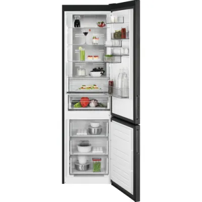 AEG Kühl-Gefrierkombination RCS736DXMB | 366 L | 201 cm | 360° Cooling | NoFrost | CustomFlex | Black Stainless Steel