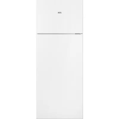 AEG Kühl-Gefrierkombination RDB424E1AW | 206 L | Freistehend | LowFrost | LED | 143,4 cm hoch | Energieklasse E | Weiß