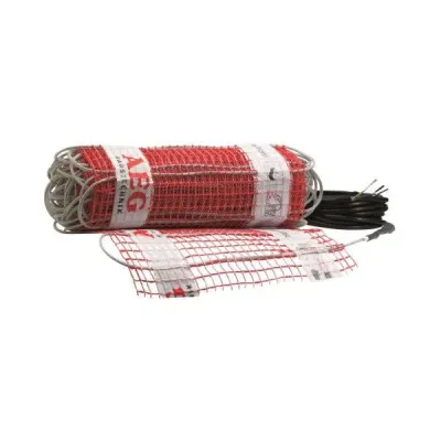 AEG elektrische Fußbodenheizung TBS TC 50 | 1m² Heizmatte | 120W/m² | 3mm Aufbau | IPX7 | selbstklebend | für Fliesen