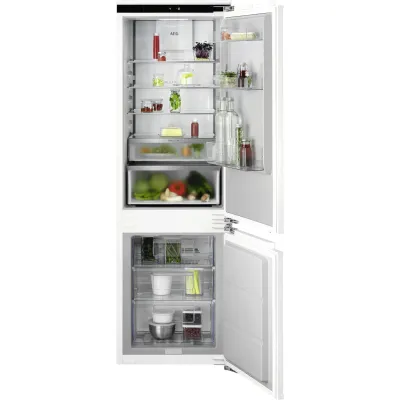 AEG Einbau-Kühl-Gefrierkombination TC7CS181AF | 245L | NoFrost | TwinTech | Energieklasse A | Geräuscharm 27dB | Weiß