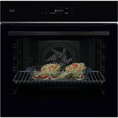 AEG Einbaubackofen TE7PB63FSB | Backofen 72l | Pyrolyse | Touch-Bedienung | Kochassistent | A+ | schwarz