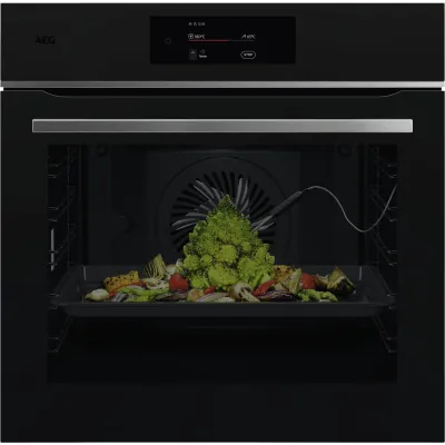 AEG Einbaubackofen TE8PB73ZAT | 71L | Pyrolyse | WLAN-fähig | CookSmart Touch | KI-Kochassistent | A++ | Matt Black