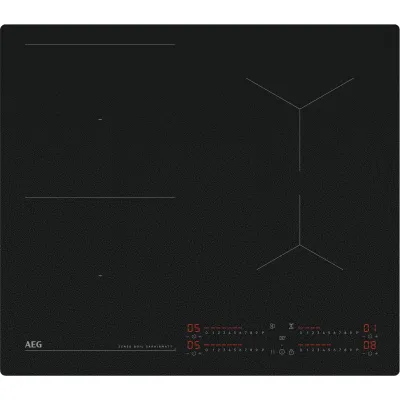 AEG Induktionskochfeld TI64IB1CIZ autark 60cm rahmenlos | 4 Kochzonen | SenseBoil | Bridge-Funktion | Glaskeramik
