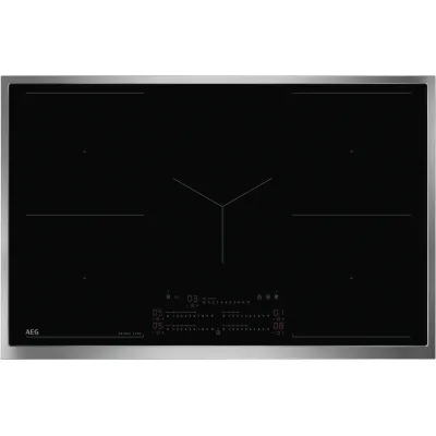 AEG Induktionskochfeld TK85IM0BRB | autark | 83 cm | 5 Zonen | DoubleBridge | PowerBoost | Hob2Hood | schwarz