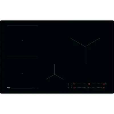 AEG Induktionskochfeld TO84IB0BSB | 83 cm | 4 Kochzonen | Bridge-Funktion | Hob2Hood | rahmenlos | schwarz