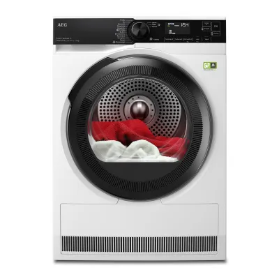 AEG Wärmepumpentrockner TR9W75780 | 8 kg | 3D-Scan | WiFi & App-Steuerung | MixDry | leise | AbsoluteCarePlus | weiß
