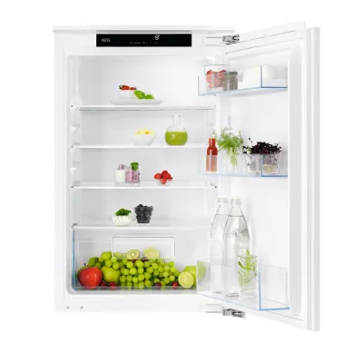 AEG Einbaukühlschrank TSK5O88EF | 137 Liter | 88 cm Nische | OptiSpace | LED-Beleuchtung | TouchControl | Festtür | Weiß