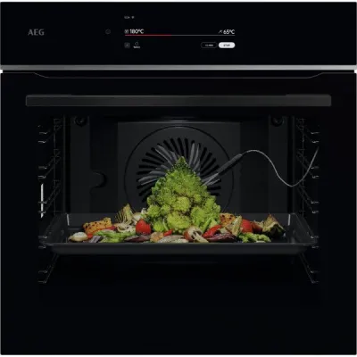 AEG Einbaubackofen TT9PB83FAB | 71 l | Pyrolyse | WLAN | Kerntemperatursensor | A++ | Schwarz
