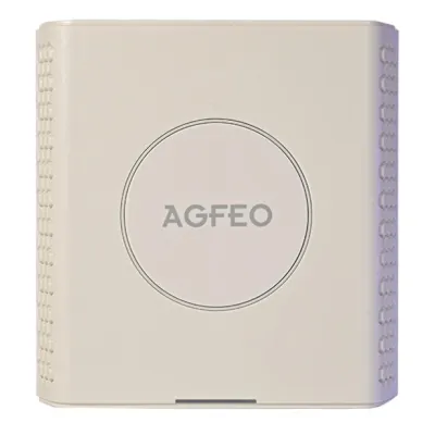 AGFEO DECT IP-Basisstation Pro 6101731 | VoIP Mehrzelle | PoE | bis 4000 Basen & 16000 Handteile | Weiß