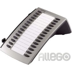 Agfeo Systemtelefonerweiterung STE40 silber Agfeo Systemtelefonerweiterung STE40