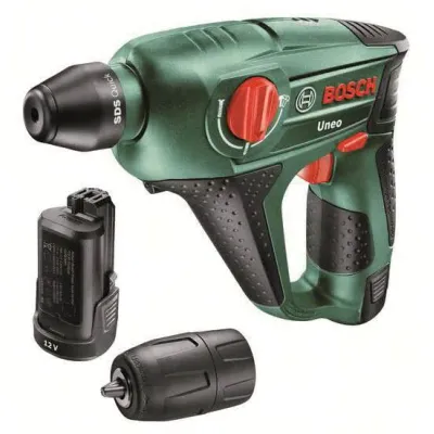 Akku-Bohrhammer Uneo, 12Volt (grün/schwarz, 2x Li-Ionen Akku 2,0Ah, im Koffer)