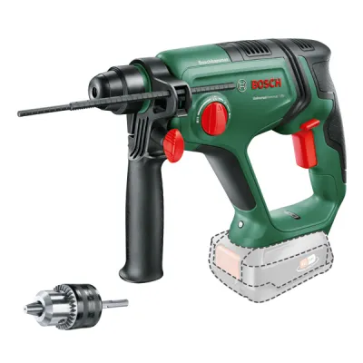 Bosch Akku-Bohrhammer UniversalHammer 18V 06039D6001 | SDS-plus | 2,0 J Schlagenergie | 16 mm Beton | ohne Akku | Grün