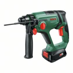 Akku-Bohrhammer UniversalHammer 18V (grün/schwarz, Li-Ionen Akku 2,5Ah, Koffer, 