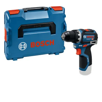Bosch Akku-Bohrschrauber GSR 12V-32 06019N7001 | 12V | 32 Nm | bürstenlos | KickBack Control | L-BOXX | blau/schwarz