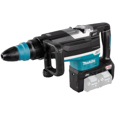 Makita Akku-Kombihammer HR006GZ SDS-MAX 2x40V max | 21,4 Joule | 52 mm Beton | ohne Akku/Ladegerät | Blau/Schwarz
