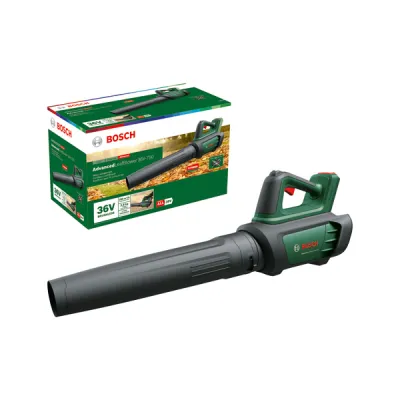 Bosch Akku-Laubbläser AdvancedLeafBlower 36V-750 | 200 km/h | bürstenlos | ohne Akku | 2,8 kg | grün/schwarz