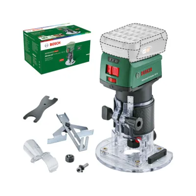 Bosch Akku-Kantenfräse AdvancedTrimRouter 18V-8 | 06039D5000 | Bürstenloser Motor | 18V | ohne Akku | kompakt | Grün