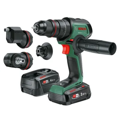 Bosch Akku-Schlagbohrschrauber AdvancedImpact 18V-80 | 82 Nm | 2x Akku 2,0Ah+4,0Ah | QuickSnap | Koffer | grün