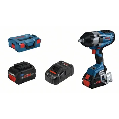 Bosch Professional Akku-Drehschlagschrauber GDS 18V-1000 C | 18V | 2x 5,5Ah ProCORE | 1000 Nm | 1/2" | BITURBO Brushless