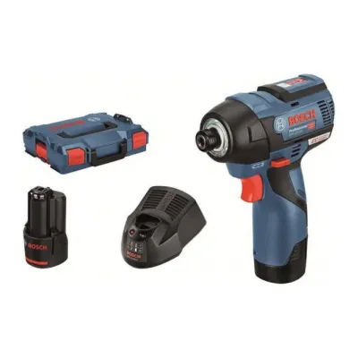 Akku-Schlagschrauber GDR 12V-110 Professional (blau/schwarz, 2x Li-Ionen Akku 3,