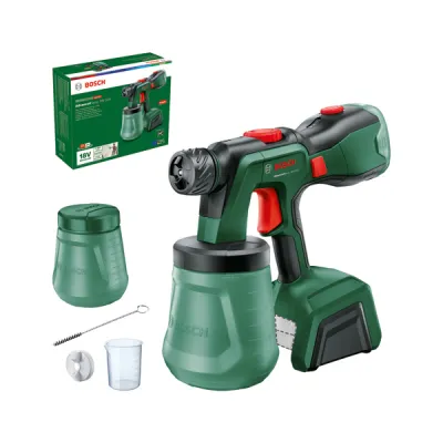 Bosch Sprühpistole AdvancedSpray 18V-500 0603208200 | Akku-Farbsprühsystem | ALLPaint | bürstenlos | AirBoost | grün
