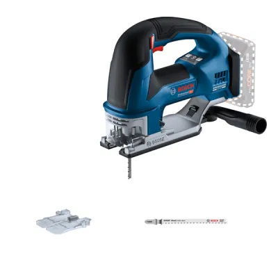 Bosch Akku-Stichsäge GST 18V-155 BC | 18V | Brushless Motor | 155 mm Schnitttiefe | Bügelgriff | ohne Akku/Ladegerät