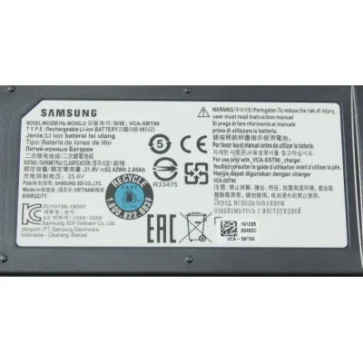 Akku VCA-SBT90 LI-ION 21.9V 2850mAH Samsung DJ96-00221A für Staubsauger