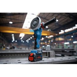 Akku-Winkelschleifer BITURBO GWS 18V-15 P Professional solo, Ø 125mm (blau/schwa
