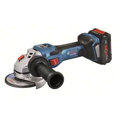 Bosch Akku-Winkelschleifer GWS 18V-15 SC 06019H6300 | BITURBO Brushless | 18V | 150 mm | L-Boxx | Solo | Blau/Schwarz