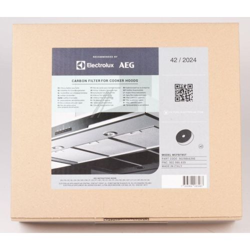 Bild: Aktivkohlefilter für Dunstabzugshaube Electrolux AEG 9029866390 MCFB78ST