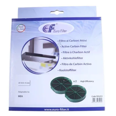 Aktivkohlefilter für Ikea Dunstabzugshaube 704.019.47 (2 Stück) Geruchsfilter