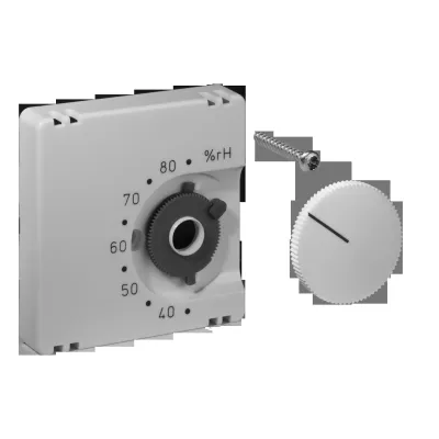 ALRE Deckelset Zentralplatte JZ-021.100 | Temperaturregler Abdeckung 55x55 mm | Thermoplast glänzend | reinweiß RAL 9010