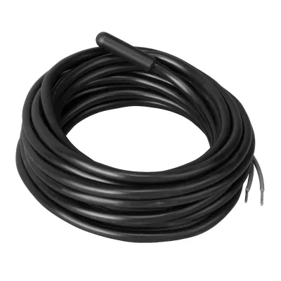 ALRE-IT Fußbodenfühler HF-8/4-K2 NTC2K 28mm 4m PVC-Kabel | Temperaturfühler IP65 | Rohr- & Kanalmontage | -5 bis +70°C