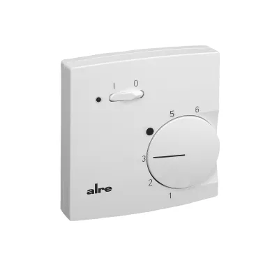 ALRE-IT Fußbodentemperaturregler HTRRB-011.010 | Raumthermostat 230V | Aufputz | Fernfühler | 10–60 °C | weiß