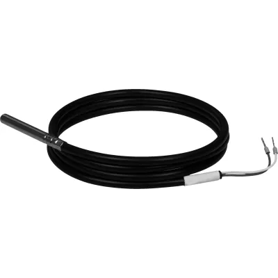 ALRE-IT Hülsentemperaturfühler HFP100/P PT100 | -35 bis 105°C | 1m PVC Kabel | Edelstahl | IP65 | Ø6x45mm