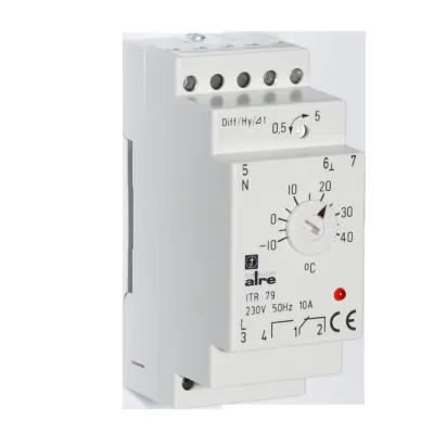 ALRE Temperaturregler ITR 79.408 | elektronisch | 230V | 10A | Hutschiene | -10 bis +40°C | Wechsler | IP20